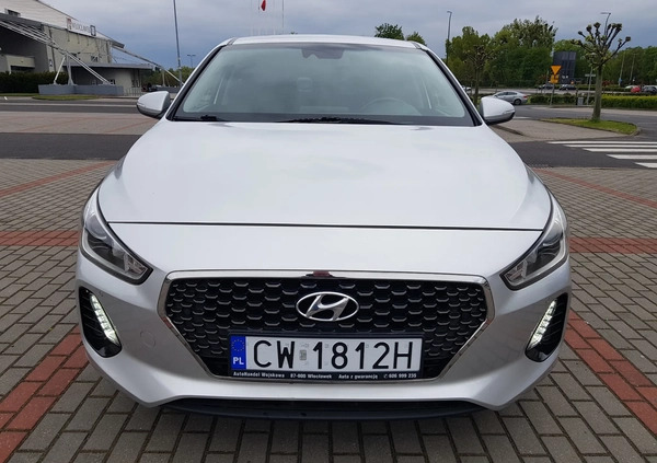 Hyundai I30 cena 59900 przebieg: 103885, rok produkcji 2018 z Włocławek małe 191